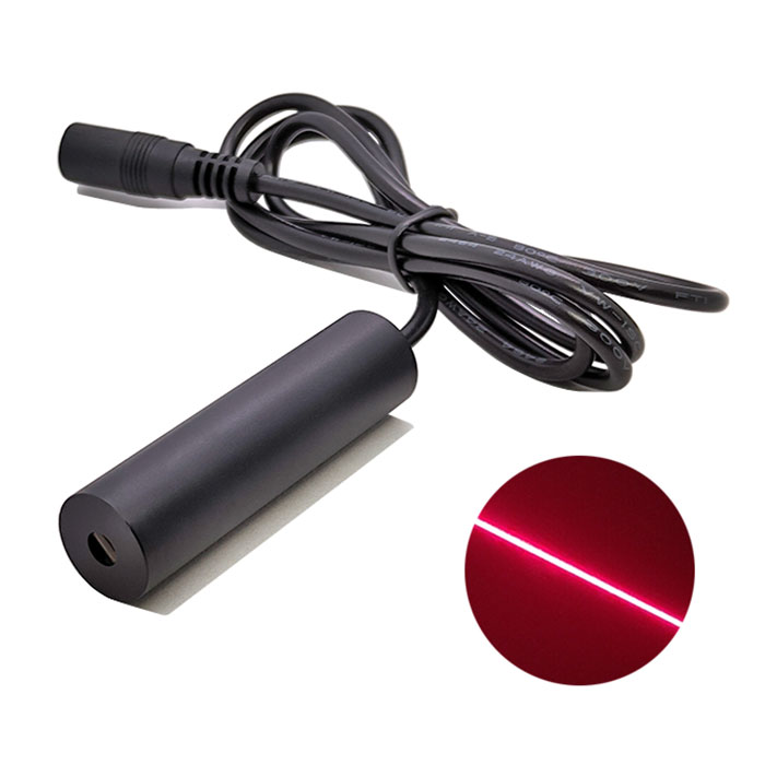 650nm 30mW/50mW/100mW/250mW Red Line Laser Module 12V~24V Φ16X60mm